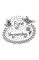 Verjaardag Juf kleurplaat 10